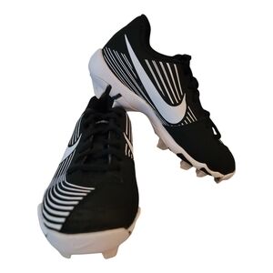 Nike baseball cleats Lunar Hyperdiamond 13C kids unisex fastflex black white